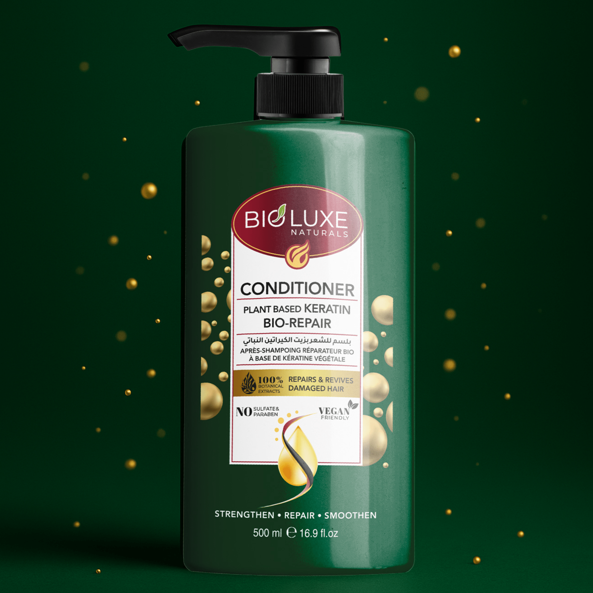 PLANT BASED KERATIN BIO- REPAIR CONDITIONER Bioluxe 1000ML 